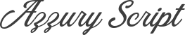 Azzury Script