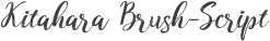 Kitahara Brush-Script