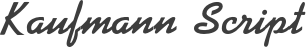 Kaufmann Script