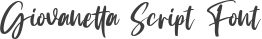 Giovanetta Script Font