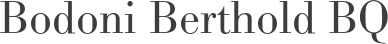 Bodoni Berthold BQ